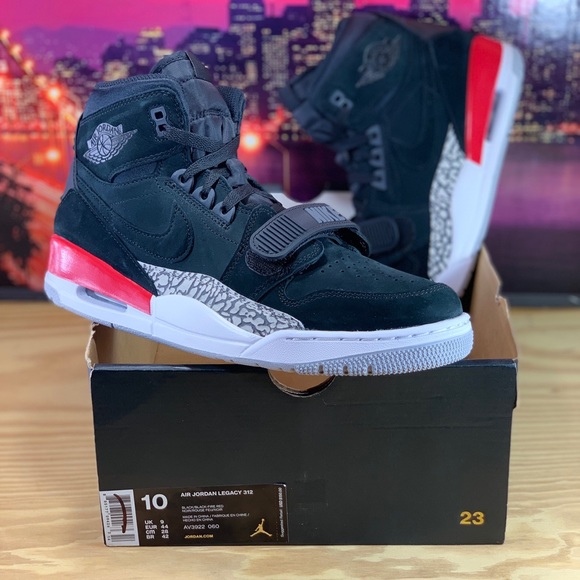 AIR JORDAN LEGACY 312 “BLACK FIRE” - Picture 4 of 8